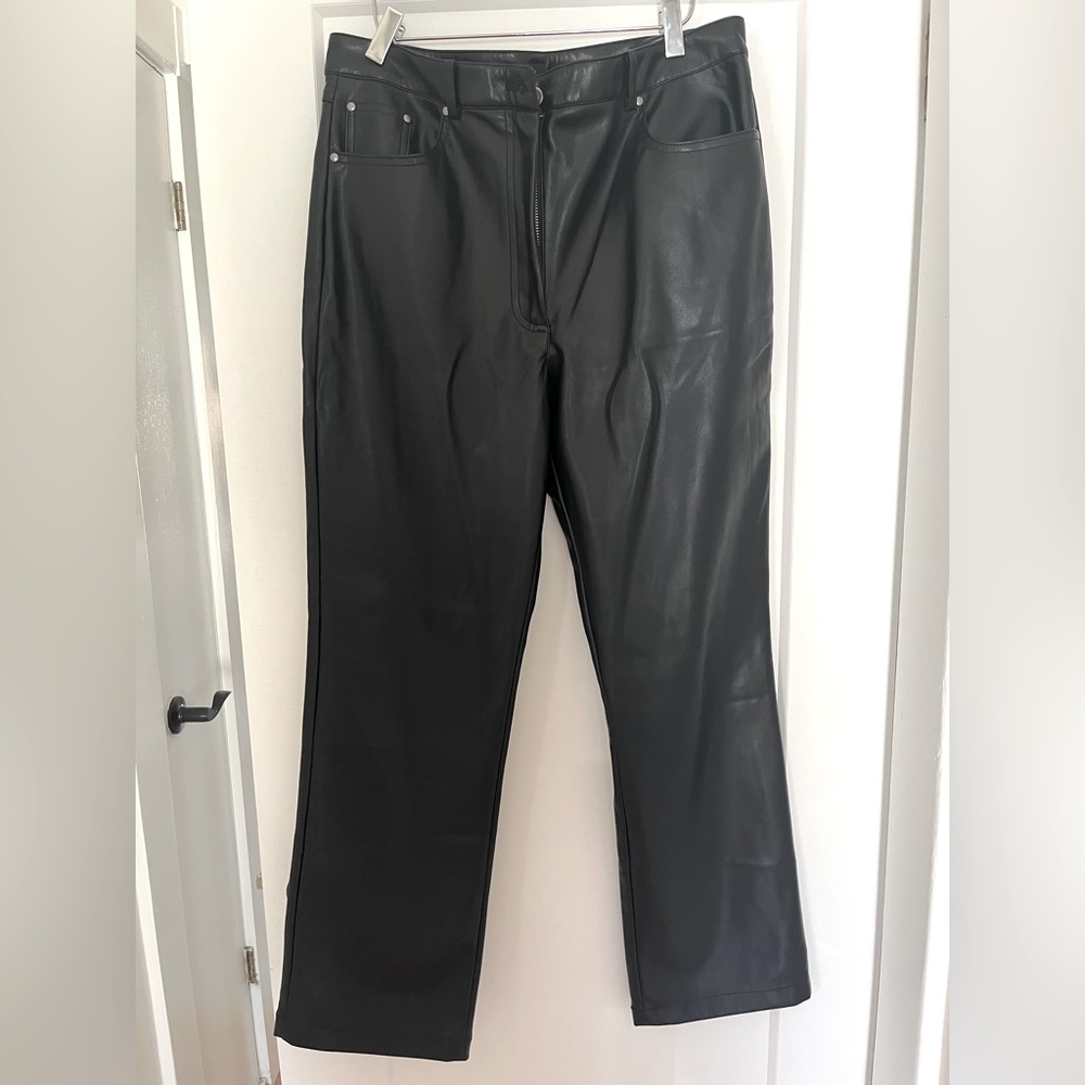 7 for all mankind vegan leather pants
